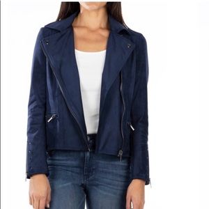 Faux suede Eveline Moto jacket